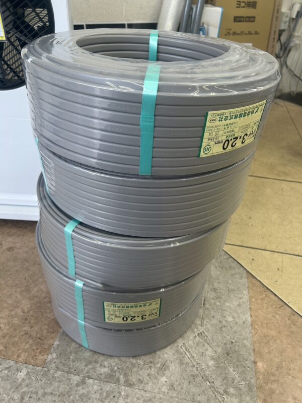 【弥栄電線/VVFケーブル3×2.0㎜/5巻】を買い取りさせて頂きました！！！ - リサイクルマートは現在冷蔵庫の買取、家具の買取強化中です！お気軽にお問い合わせください。