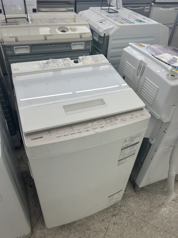 【TOSHIBA/東芝/8Kg洗濯機/2019年式/AW-BK8D7】買取りさせて頂きました！！ - リサイクルマートは現在冷蔵庫の買取、家具の買取強化中です！お気軽にお問い合わせください。