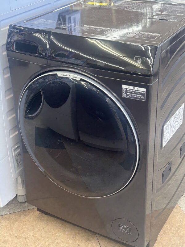 【✨2024年製・最新現行モデル✨ AQUA 12kg/6kg ドラム式洗濯乾燥機 AQW-DX12P 🧼 まっ直ぐドラム・フィルターレス 】お買取させて頂きました！！ - リサイクルマートは現在冷蔵庫の買取、家具の買取強化中です！お気軽にお問い合わせください。
