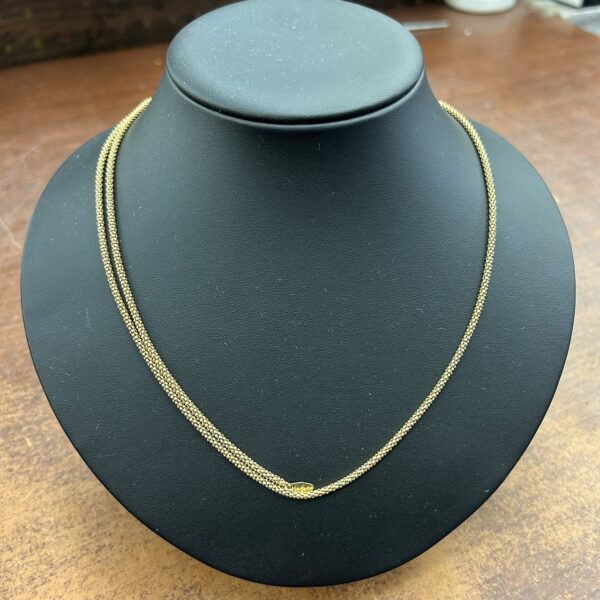 【K18/ネックレス/10.3g/全長70㎝】をお買取りさせて頂きました！！ - リサイクルマートは現在冷蔵庫の買取、家具の買取強化中です！お気軽にお問い合わせください。