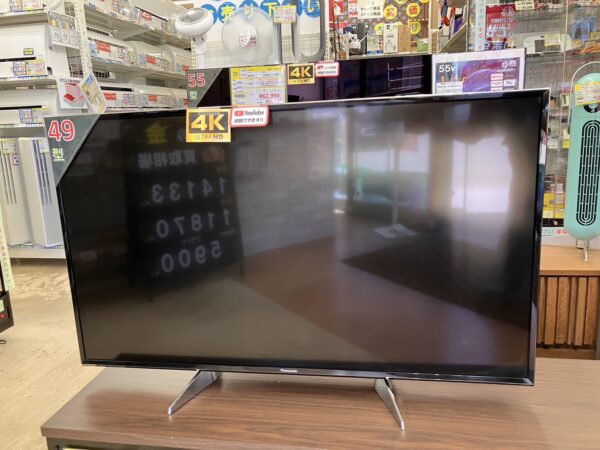 【Panasonic パナソニック VIERA ビエラ 4K 49型液晶テレビ TH-49EX750 2017年製  】をお買取致しました！！ - リサイクルマートは現在冷蔵庫の買取、家具の買取強化中です！お気軽にお問い合わせください。