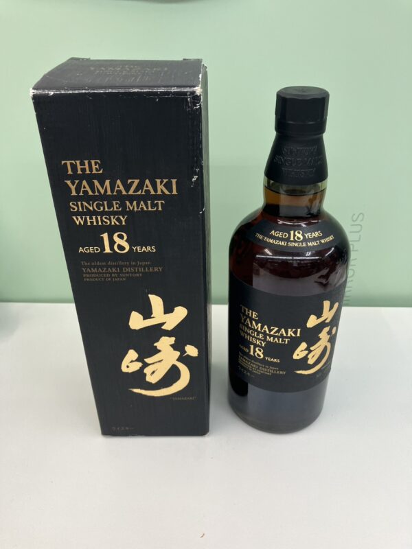 サントリーウイスキー山崎　１８年　720ml　お買取り致しました - リサイクルマートは現在冷蔵庫の買取、家具の買取強化中です！お気軽にお問い合わせください。