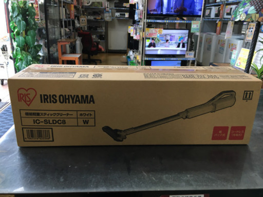 【未使用 IRIS OHYAMA 極細軽量スティッククリーナー IC-SLDC8 アイリスオーヤマ 1.2kg】お買取りしました! - リサイクルマートは現在冷蔵庫の買取、家具の買取強化中です！お気軽にお問い合わせください。