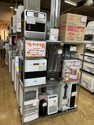 【冬物暖房家電】売場拡大中!本格的に寒くなる前に是非お買い求め下さい!!お買取りも高く買います!!!