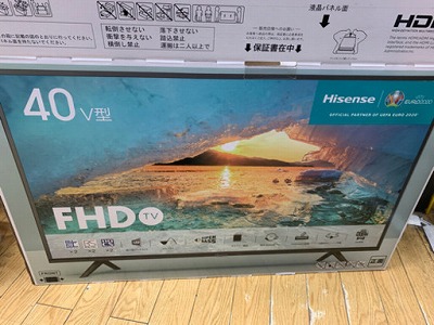 【⭐️未使用⭐️2020年製 Hisense 40型液晶テレビ 40H35E ハイセンス】お買取りしました! - リサイクルマートは現在冷蔵庫の買取、家具の買取強化中です！お気軽にお問い合わせください。