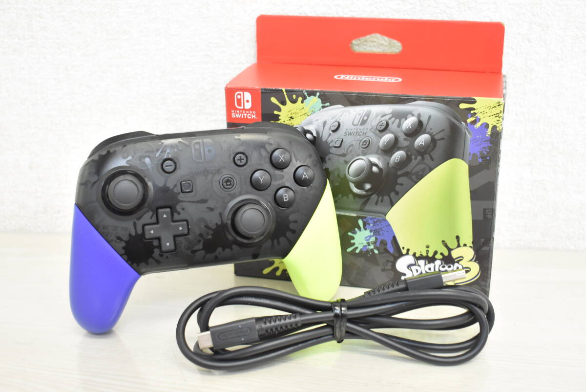 【SWITCH スイッチ PROコントローラー スプラトゥーン3  】買取致しました！！ - リサイクルマートは現在冷蔵庫の買取、家具の買取強化中です！お気軽にお問い合わせください。