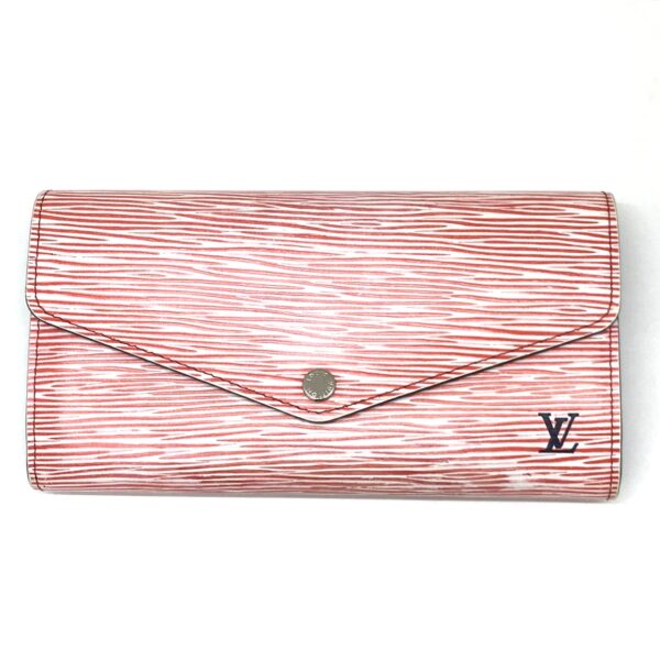 【LOUIS VUITTON ルイヴィトン M64073 ポルトフォイユ・サラ デニムルージュ エピ 長財布】をお買取りいたしました！ - リサイクルマートは現在冷蔵庫の買取、家具の買取強化中です！お気軽にお問い合わせください。