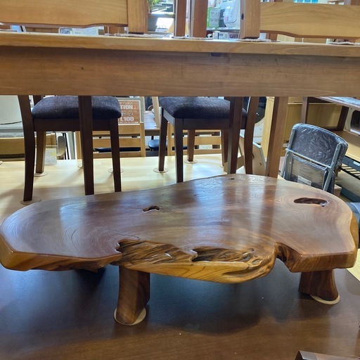 【天然木　ローテーブル】お買取りいたしました！！ - リサイクルマートは現在冷蔵庫の買取、家具の買取強化中です！お気軽にお問い合わせください。