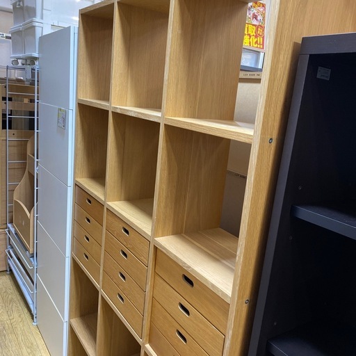 【無印良品 スタッキングシェルフ チェスト付き】お買取りしました！ - リサイクルマートは現在冷蔵庫の買取、家具の買取強化中です！お気軽にお問い合わせください。