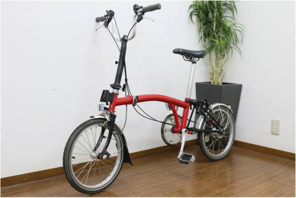 (福岡市南区)BROMPTON ブロンプトン M3L レッド 赤 折り畳み自転車 ZEFAL ゼファール - リサイクルマートは現在冷蔵庫の買取、家具の買取強化中です！お気軽にお問い合わせください。