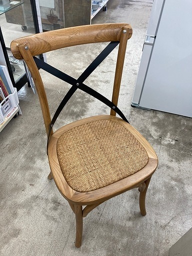 【モデルルーム展示品あがり/関家具/クロスバックチェア/ウッド調】をお買取させて頂きました！！ - リサイクルマートは現在冷蔵庫の買取、家具の買取強化中です！お気軽にお問い合わせください。