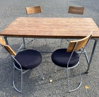 【d-Bodhi TUBE LINEダイニングテーブル 椅子4脚 ダイニングセット】お買取りしました！ - リサイクルマートは現在冷蔵庫の買取、家具の買取強化中です！お気軽にお問い合わせください。