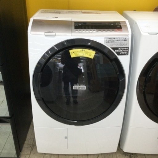 【✨ビッグドラム❗️風アイロン❗️温水ミスト❗️取扱説明書付き❗️✨】定価¥168,000 HITACHI/ヒタチ 11/6㎏ドラム式洗濯機 BD-SV110C 2019年製を買取りさせて頂きました。 - リサイクルマートは現在冷蔵庫の買取、家具の買取強化中です！お気軽にお問い合わせください。